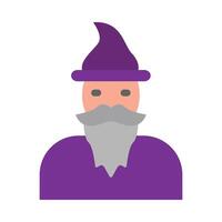 Wizard Vector Flat Icon Design Vector Flat Icon Design