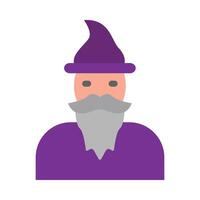 Wizard Vector Flat Icon Design Vector Flat Icon Design