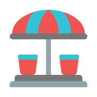 Carousel Cup Vector Flat Icon Design Vector Flat Icon Design