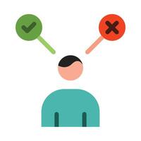 Decision Making Vector Flat Icon Design Vector Flat Icon Design