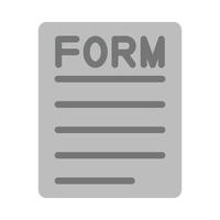 Form Vector Flat Icon Design Vector Flat Icon Design