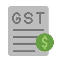 Gst Vector Flat Icon Design Vector Flat Icon Design