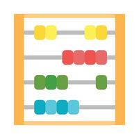 Abacus Vector Flat Icon Design Vector Flat Icon Design