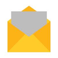 Open Envelope Vector Flat Icon Design Vector Flat Icon Design