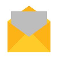 Open Envelope Vector Flat Icon Design Vector Flat Icon Design