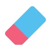 Eraser Vector Flat Icon Design Vector Flat Icon Design