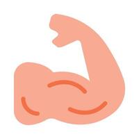 Muscle Vector Flat Icon Design Vector Flat Icon Design