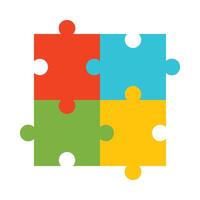 Puzzle Vector Flat Icon Design Vector Flat Vector Flat Icon Design