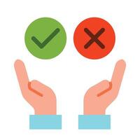 Decision Making Vector Flat Icon Design Vector Flat Vector Flat Icon Design