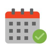 Schedule Vector Flat Icon Design Vector Flat Icon Design