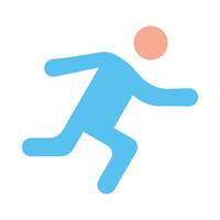 Runner Vector Flat Icon Design Vector Flat Icon Design