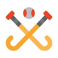 Hockey Vector Flat Icon Design Vector Flat Icon Design