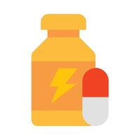 Vitamins Vector Flat Icon Design Vector Flat Icon Design