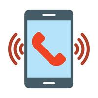 Phone Call Vector Flat Icon Design Vector Flat Icon Design