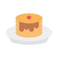 Pancake Vector Flat Icon Design Vector Flat Icon Design