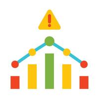 Risk Vector Flat Icon Design Vector Flat Vector Flat Icon Design
