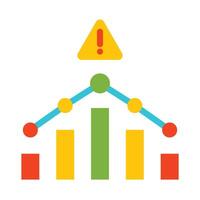 Risk Vector Flat Icon Design Vector Flat Vector Flat Icon Design