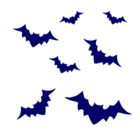 siluetas de murciélagos voladores png