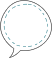 speech bubble balloon icon sticker memo keyword planner text box banner, flat png transparent element design