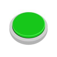 green button. isolated button vector