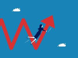 Comparing the Investment Volatility of Riding a Roller Coaster vector