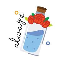 Trendy Love Potion vector