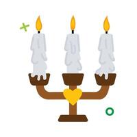 Trendy Candelabra Concepts vector