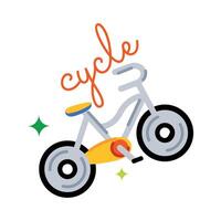 Trendy Cycle Concepts vector