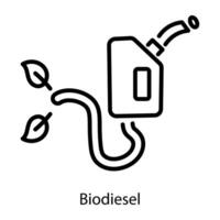 Trendy Biodiesel Concepts vector