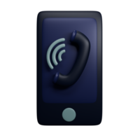 Telephone call from smartphone png