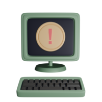 Pop up notifications on the computer png