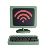 computer signal with extensive internet network png