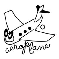 Trendy Aeroplane Concepts vector