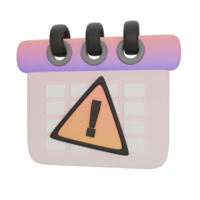 Calendar Problematic schedule notification png