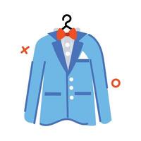 Trendy Groom Suit vector