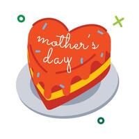 Mothers Day Cake vector