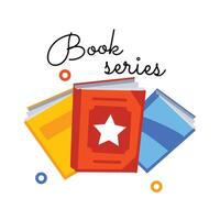 Trendy Book Series vector