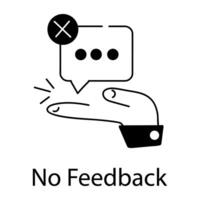 Trendy No Feedback vector