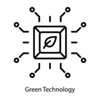 de moda verde tecnología vector