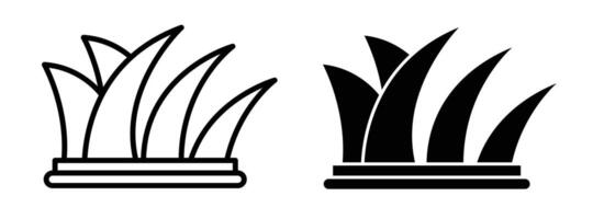 Sydney opera house icon vector