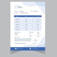 Set of Invoice, letterhead, card and envelope design vector