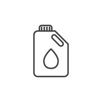 Oil can icon vector