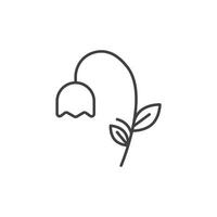 Wilted Flower icon vector