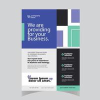 business flyer template editable vector design