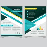 Corporate Flyer Design Templates vector