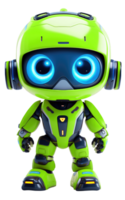 AI generated Adorable Artificial intelligence Robot isolated transparent background png
