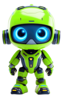 ai generado adorable artificial inteligencia robot aislado transparente antecedentes png