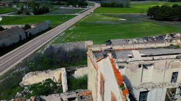 förort av madrid, provins madrid, spanien, 2024-03-23, en familj av storkar i deras bon video