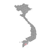 soc trang provincia mapa, administrativo división de Vietnam. vector ilustración.