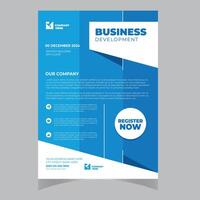 Corporate Flyer Design template stock illustration Newsletter, Brochure, Template, Design, Flyer - Leaflet vector